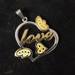 LUXURY Heart Charm NWOT